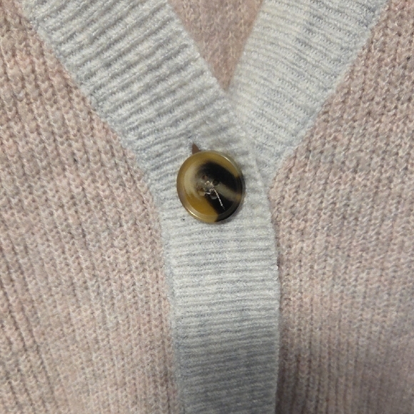 Reitmans Pink and Brown Cardigan Sweater - Picture 4 of 8